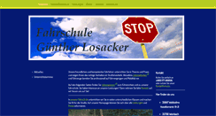 Desktop Screenshot of fahrschule-losacker.com